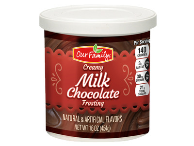 Ready-to-Spread Milk Chocolate Frosting 12/16oz