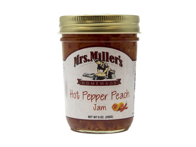 Hot Pepper Peach Jam 12/9oz