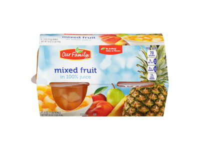 Mixed Fruit Cups 6/4pk