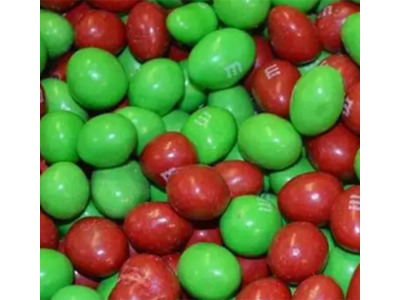 Red & Green Christmas Peanut M&M's® 25lb