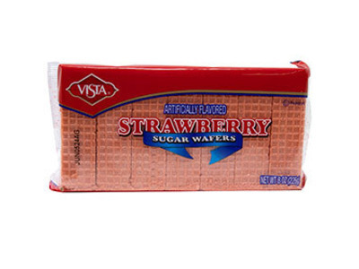 Strawberry Sugar Wafers 12/8oz