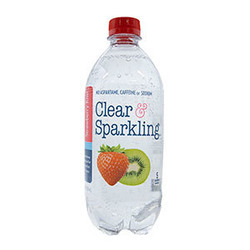 Strawberry Kiwi Clear & Sparkling Water 6/4pk 20oz