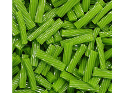 Jumbo 2" Green Apple Licorice Twists 10lb