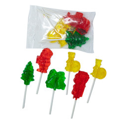 Clear Toy Lollipops 24/6ct