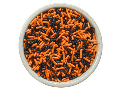 Black & Orange Sprinkles 6lb