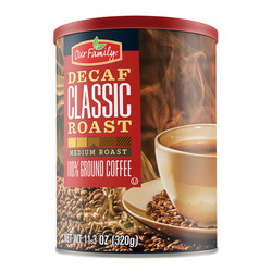 Decaf Classic Roast Ground Coffee 6/11.3oz
