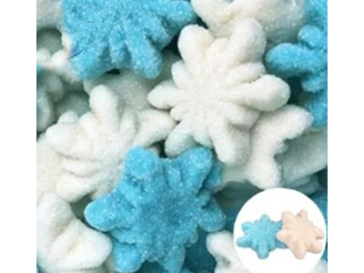 Gummy Glitter Snowflakes 12/2.2lb
