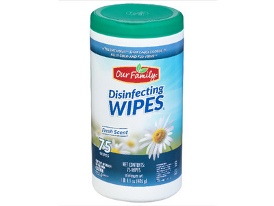 Disinfecting Wipes 6/75ct