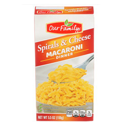 Spirals & Cheese Macaroni Dinner 24/5.5oz