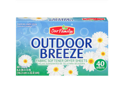 Outdoor Breeze Dryer Sheets 12/40ct