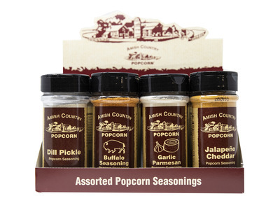 Savory & Spicy Popcorn Seasonings Display 12ct