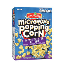 Movie Theater Butter Microwave Popcorn 8/6ct