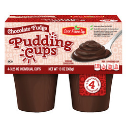 Chocolate Fudge Pudding Cups 12/4ct