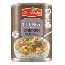 Chunky Chicken Noodle, Ready-To-Eat 12/18.6oz