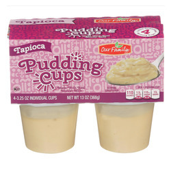 Tapioca Pudding Cups 12/4ct