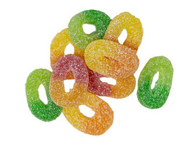 Gummi Sour Apple Trio 8/2.2lb