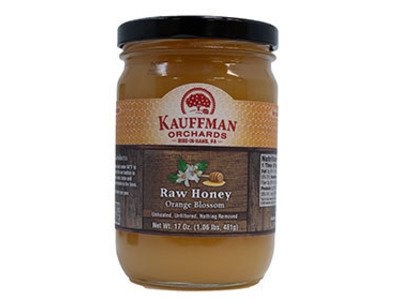 Raw Orange Blossom Honey 12/17oz