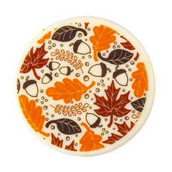 Fall 2.75" White Chocolate Cookie Toppers 252ct