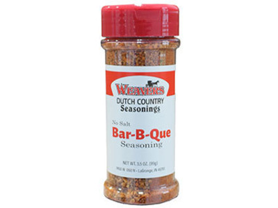 No Salt Bar-B-Que Seasoning 12/3.5oz