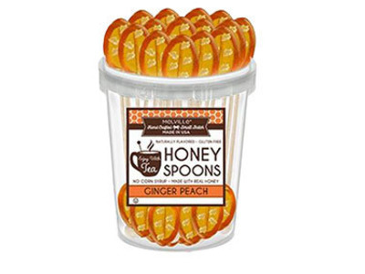 Ginger Peach Honey Spoons Tub 30ct