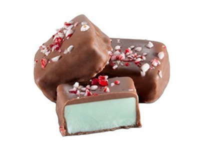 Milk Chocolate Holiday Mint Squares 2/5lb