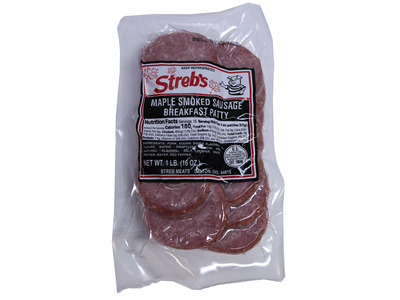 Maple Smoked Sausage Breakfast Patties 10/1lb