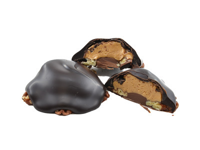 Dark Chocolate Peanut Butter Pecan Turtles 24ct