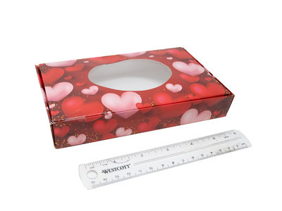 Valentine Candy Box with Oval Window 250ct