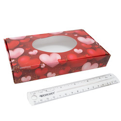 Valentine Candy Box with Oval Window 250ct