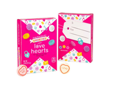 Love Hearts Exchange Boxes 24/4pk