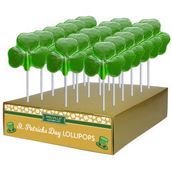 Irish Cream Shamrock Lollipops 24ct