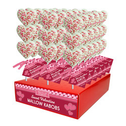 Confetti Heart Marshmallow Kabobs 18ct