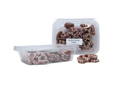 Valentine Chocolate Pretzels 12/6oz