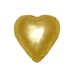 Gold Foiled Milk Chocolate Hearts 10lb