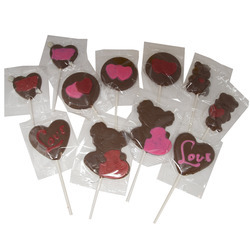 Valentine Milk Chocolate Lollipops 24ct