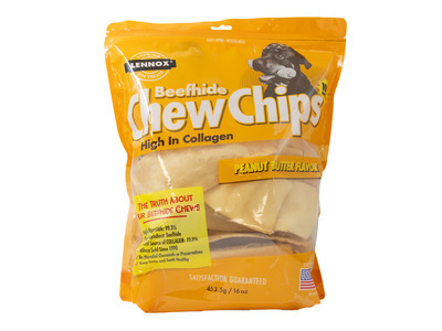 Peanut Butter Beefhide Chew Chips 15/16oz