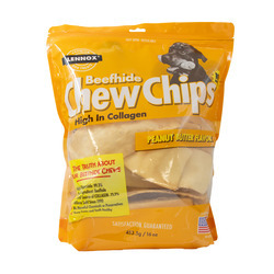 Peanut Butter Beefhide Chew Chips 15/16oz