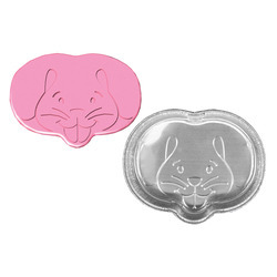 43oz Pink Bunny Shaped Pan 100ct