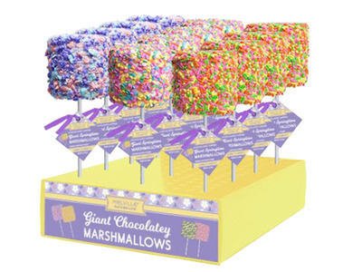 Giant Marshmallow Pop with Pastel Confetti 12ct