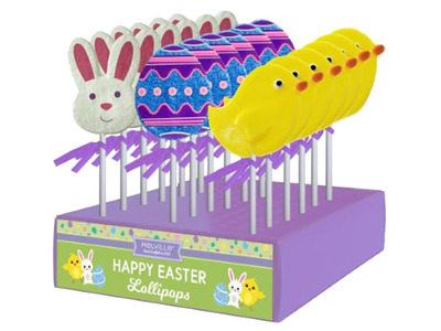 Assorted Fancy Easter Lollipops 24ct