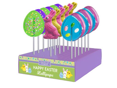 Assorted Fun Easter Lollipops 24ct