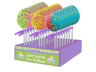 Sour Easter Egg Lollipops 24ct