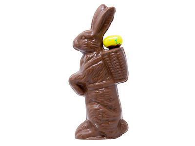 Mini Hollow Chocolatey Bunny w/Eggs 12/5oz