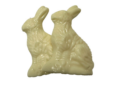 Small White Chocolate Easter Bunnies 40ct