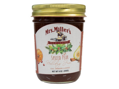 Spiced Pear Holiday Jam 12/9oz