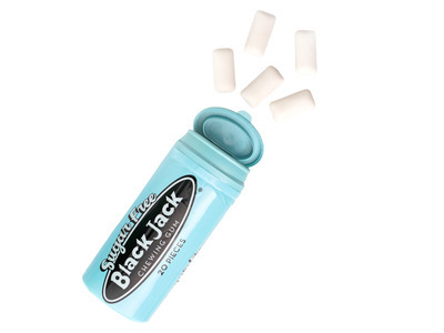 Black Jack Sugar Free Gum Tubes 12ct