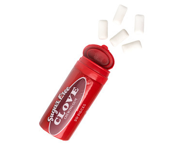 Clove Sugar Free Gum Tubes 12ct