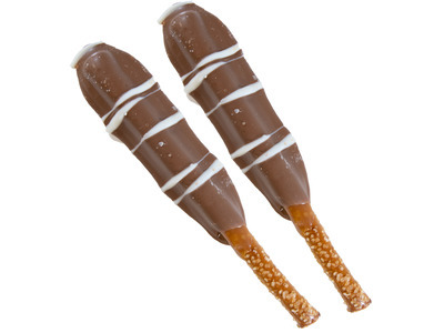 Chocolatey Caramel Covered Pretzel Rods 12/2ct