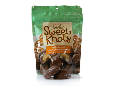 Peanut Butter Sweet Knots in Milk Chocolate 12/6.5oz