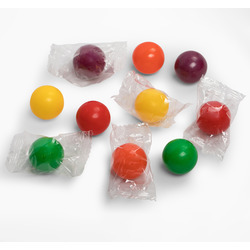 Assorted Fruit Flavored Jawbreakers, Wrapped 30lb